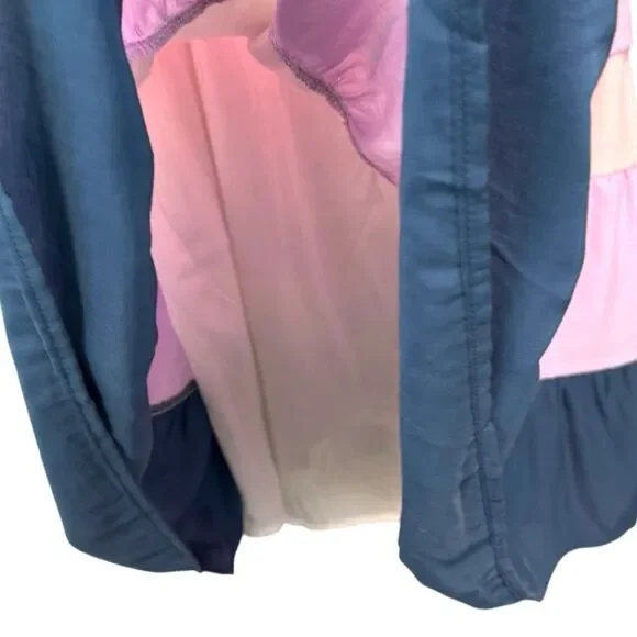 BiBi Color Blocked Ruffled Tiered Dress Medium NWT | - Picture 12 of 14